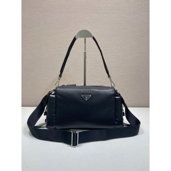Mirror Quality Replica Prada Brique Explore Crossbody Bag 2VH206 Black Clone