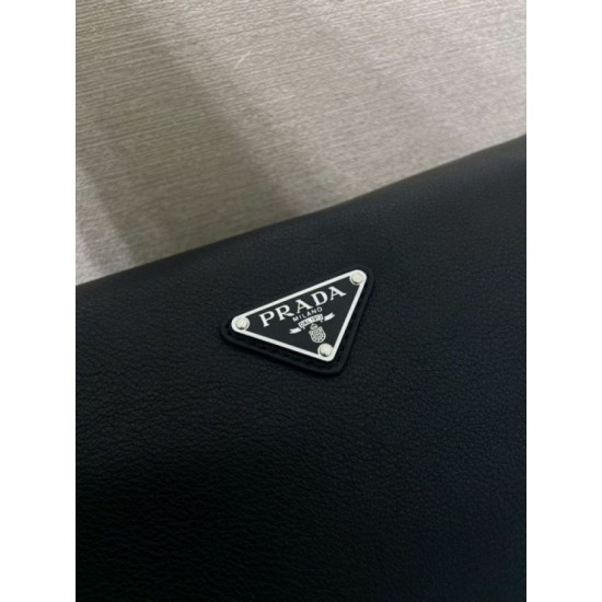 Mirror Quality Replica Prada Brique Explore Crossbody Bag 2VH206 Black Clone