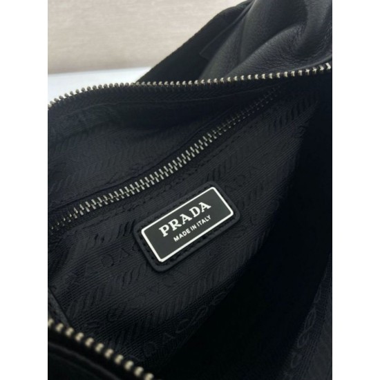 Mirror Quality Replica Prada Brique Explore Crossbody Bag 2VH206 Black Clone