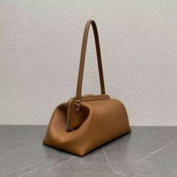 Mirror Quality Replica Celine Doctor Clutch in Soft Calfskin Brown Clone