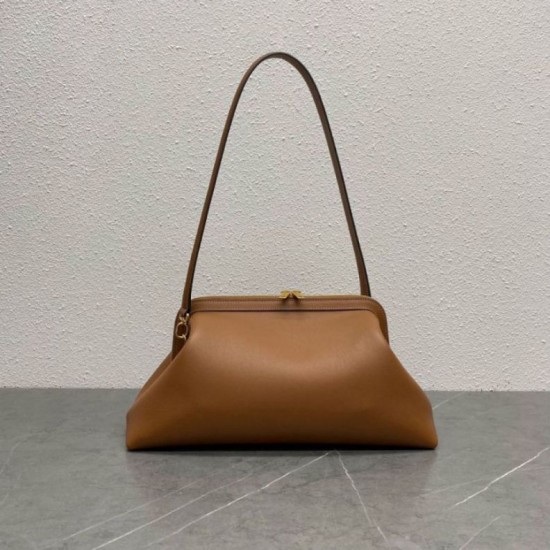 Mirror Quality Replica Celine Doctor Clutch in Soft Calfskin Brown Clone