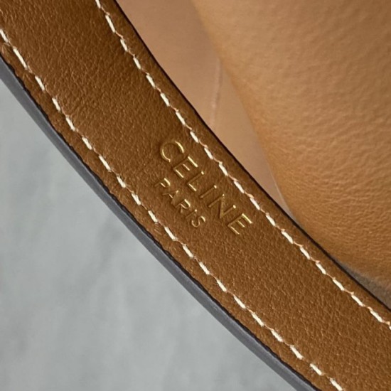 Mirror Quality Replica Celine Doctor Clutch in Soft Calfskin Brown Clone