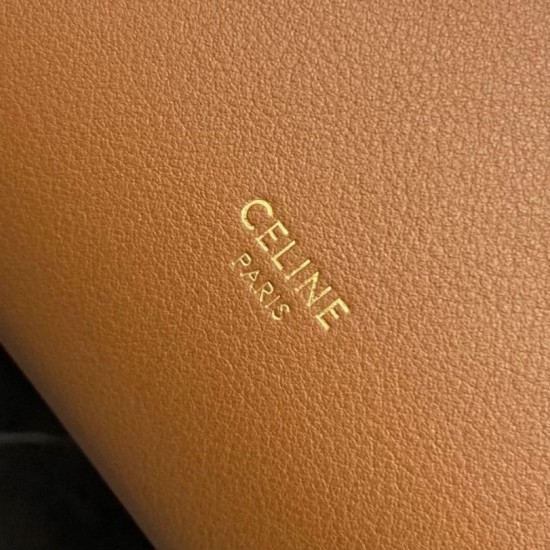 Mirror Quality Replica Celine Doctor Clutch in Soft Calfskin Brown Clone