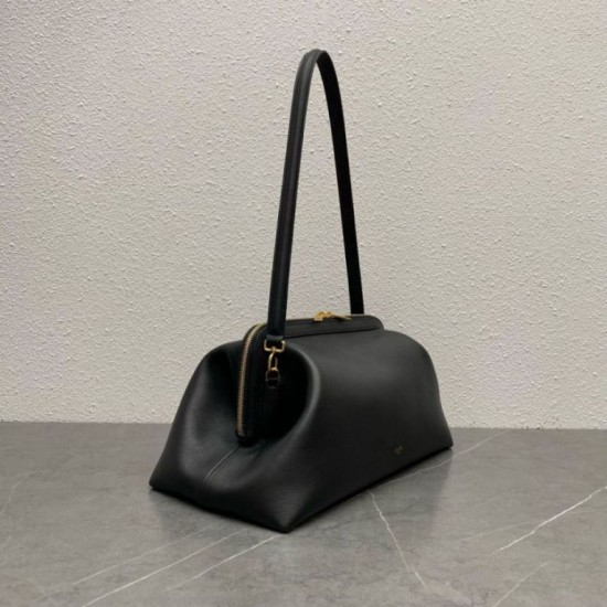 Mirror Quality Replica Celine Doctor Clutch in Soft Calfskin Black Clone