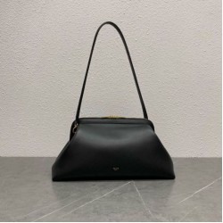 Mirror Quality Replica Celine Doctor Clutch in Soft Calfskin Black Clone