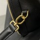 Mirror Quality Replica Celine Doctor Clutch in Soft Calfskin Black Clone
