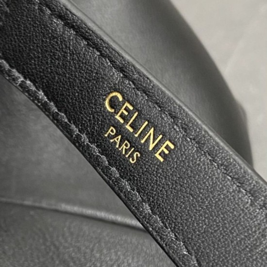 Mirror Quality Replica Celine Doctor Clutch in Soft Calfskin Black Clone