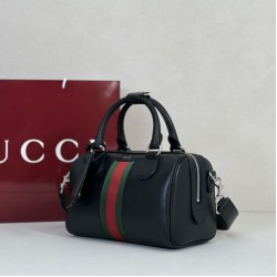 Luxury Replica Travel Bag Small Gucci Web Trademark 866980 Black Knockoff Mirror Quality Replica Travel Bag Small Gucci Web Trademark 866980 Black Clone