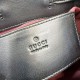 Mirror Quality Replica Gucci Mini GG Marmont Chevron Quilted Backpack Black Clone