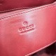 Mirror Quality Replica Gucci Mini GG Marmont Chevron Quilted Backpack Burgundy Clone