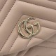 Mirror Quality Replica Gucci Mini GG Marmont Chevron Quilted Backpack Pink Clone