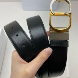 Mirror Quality Replica Dior 30 Montaigne Reversible Belt with CD Buckle and Logo 35MM Black Clone