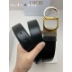 Mirror Quality Replica Dior 30 Montaigne Reversible Belt with CD Buckle and Logo 35MM Black Clone