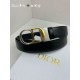 Mirror Quality Replica Dior 30 Montaigne Reversible Belt with CD Buckle and Logo 35MM Black Clone