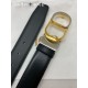 Mirror Quality Replica Dior 30 Montaigne Reversible Belt with CD Buckle and Logo 35MM Black Clone