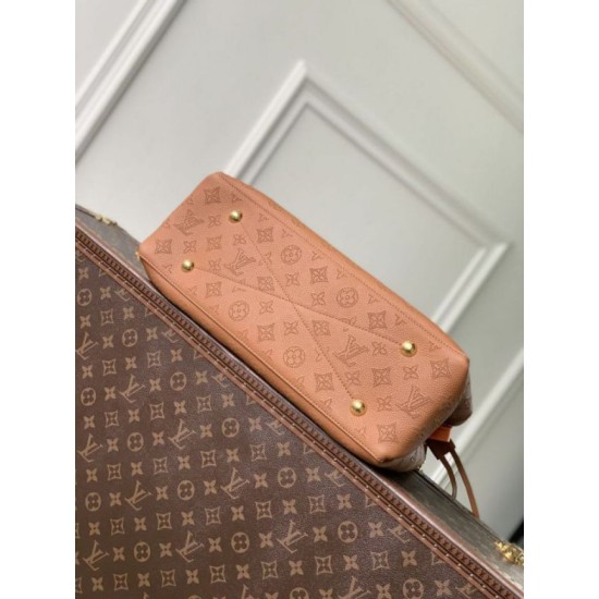 Luxury Replica Louis Vuitton Bella Mahina Tote Bag M27443 Brown Knockoff Mirror Quality Replica Louis Vuitton Bella Mahina Tote Bag M27443 Brown Clone