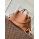 Luxury Replica Louis Vuitton Bella Mahina Tote Bag M27443 Brown Knockoff Mirror Quality Replica Louis Vuitton Bella Mahina Tote Bag M27443 Brown Clone