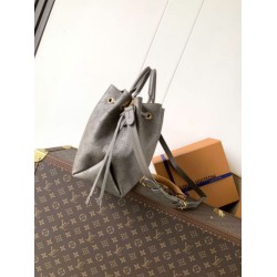 Luxury Replica Louis Vuitton Bella Mahina Tote Bag M59201 Gray Knockoff Mirror Quality Replica Louis Vuitton Bella Mahina Tote Bag M59201 Gray Clone