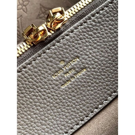 Luxury Replica Louis Vuitton Bella Mahina Tote Bag M59201 Gray Knockoff Mirror Quality Replica Louis Vuitton Bella Mahina Tote Bag M59201 Gray Clone