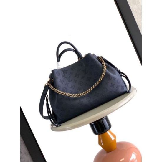 Luxury Replica Louis Vuitton Bella Mahina Tote Bag M59200 Black Knockoff Mirror Quality Replica Louis Vuitton Bella Mahina Tote Bag M59200 Black Clone