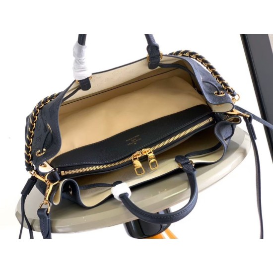 Luxury Replica Louis Vuitton Bella Mahina Tote Bag M59200 Black Knockoff Mirror Quality Replica Louis Vuitton Bella Mahina Tote Bag M59200 Black Clone