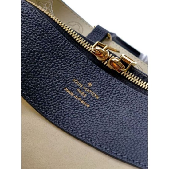 Luxury Replica Louis Vuitton Bella Mahina Tote Bag M59200 Black Knockoff Mirror Quality Replica Louis Vuitton Bella Mahina Tote Bag M59200 Black Clone