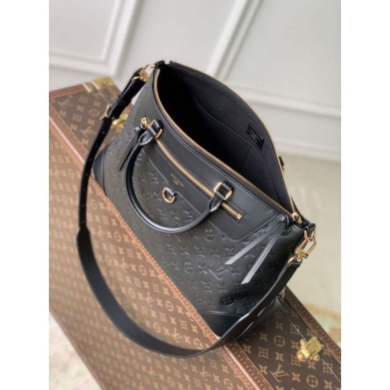 Luxury Replica Louis Vuitton Skyline MM Handbag M28406 Black Knockoff Mirror Quality Replica Louis Vuitton Skyline MM Handbag M28406 Black Clone
