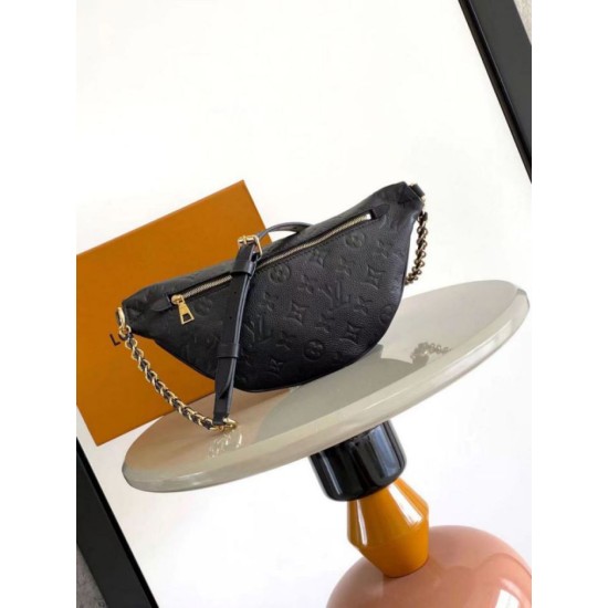 Luxury Replica Louis Vuitton High Rise PM Belt Bag M14353 Black Knockoff Mirror Quality Replica Louis Vuitton High Rise PM Belt Bag M14353 Black Clone