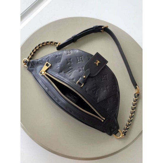 Luxury Replica Louis Vuitton High Rise PM Belt Bag M14353 Black Knockoff Mirror Quality Replica Louis Vuitton High Rise PM Belt Bag M14353 Black Clone