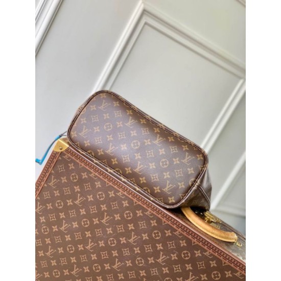 Luxury Replica LV Monogram Inside Out Neverfull MM M13753 Blue Shoulder Bag Knockoff Mirror Quality Replica LV Monogram Inside Out Neverfull MM M13753 Blue Shoulder Bag Clone