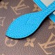 Luxury Replica LV Monogram Inside Out Neverfull MM M13753 Blue Shoulder Bag Knockoff Mirror Quality Replica LV Monogram Inside Out Neverfull MM M13753 Blue Shoulder Bag Clone