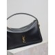 Mirror Quality Replica YSL Saint Laurent Soft Camera Handbag in Black Clone