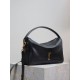 Mirror Quality Replica YSL Saint Laurent Soft Camera Handbag in Black Clone