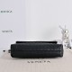 Mirror Quality Replica Bottega Veneta Giorno Intrecciato Shoulder Bag in Black Clone