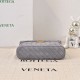 Mirror Quality Replica Bottega Veneta Makeup Case in Gray Suede Clone