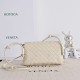 Mirror Quality Replica Bottega Veneta Notturno Intrecciato Shoulder Bag White Clone