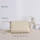 Mirror Quality Replica Bottega Veneta Notturno Intrecciato Shoulder Bag White Clone