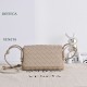 Mirror Quality Replica Bottega Veneta Notturno Intrecciato Shoulder Bag Beige Clone