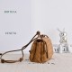 Mirror Quality Replica Bottega Veneta Notturno Intrecciato Shoulder Bag Brown Suede Clone