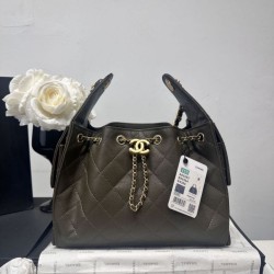 Mirror Quality Replica Chanel AS5293 Drawstring Shoulder Bag Green Clone