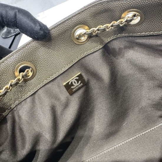Mirror Quality Replica Chanel AS5293 Drawstring Shoulder Bag Green Clone