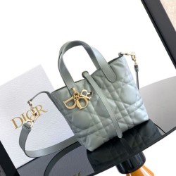 Luxury Replica Dior Toujours Small Vertical Tote Bag Blue Knockoff Mirror Quality Replica Dior Toujours Small Vertical Tote Bag Blue Clone