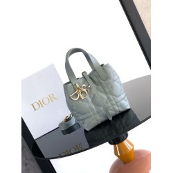 Mirror Quality Replica Dior Toujours Small Vertical Tote Bag Blue Clone