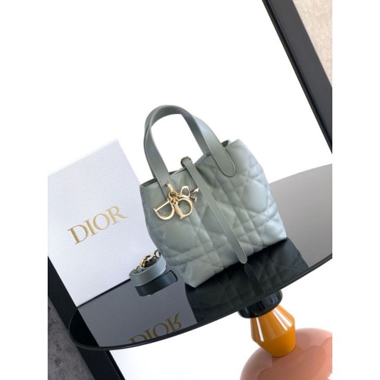 Luxury Replica Dior Toujours Small Vertical Tote Bag Blue Knockoff Mirror Quality Replica Dior Toujours Small Vertical Tote Bag Blue Clone