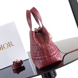 Mirror Quality Replica Dior Toujours Small Vertical Tote Bag Red Clone