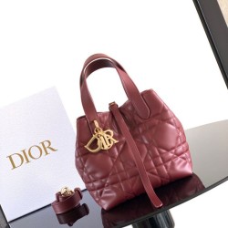 Mirror Quality Replica Dior Toujours Small Vertical Tote Bag Red Clone
