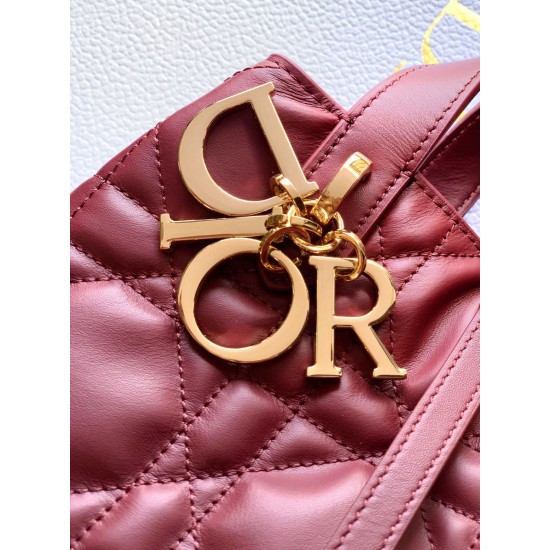 Luxury Replica Dior Toujours Small Vertical Tote Bag Red Knockoff Mirror Quality Replica Dior Toujours Small Vertical Tote Bag Red Clone