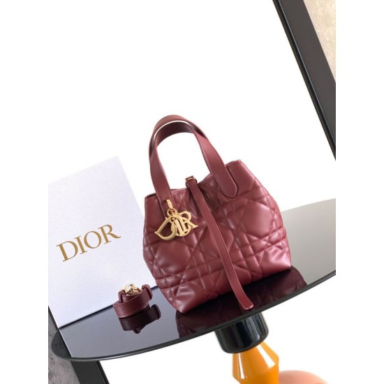 Luxury Replica Dior Toujours Small Vertical Tote Bag Red Knockoff Mirror Quality Replica Dior Toujours Small Vertical Tote Bag Red Clone