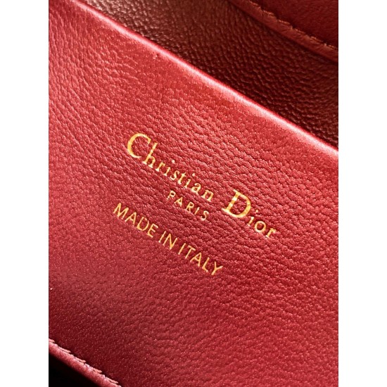 Luxury Replica Dior Toujours Small Vertical Tote Bag Red Knockoff Mirror Quality Replica Dior Toujours Small Vertical Tote Bag Red Clone