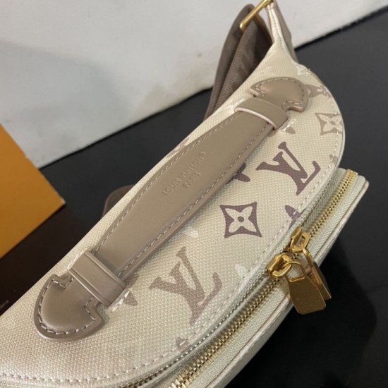 Mirror Quality Replica Louis Vuitton Rush Coated Canvas Bum Bag M29274 Clone
